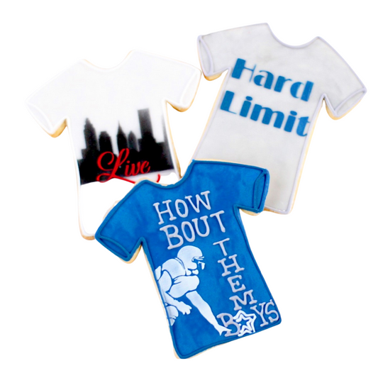 Graphic Tee Shirt Cookies