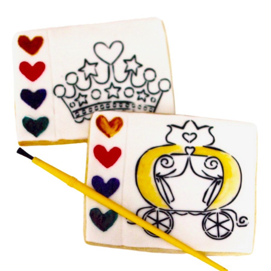 Girl Paint Your Own Cookies