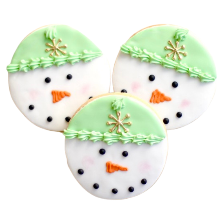Snowman Head Cookies