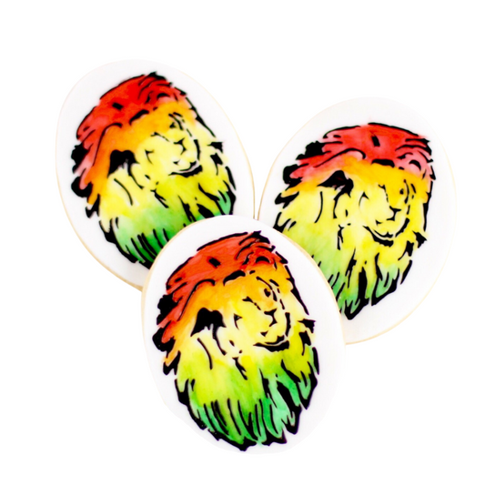 Rasta Lion Cookies