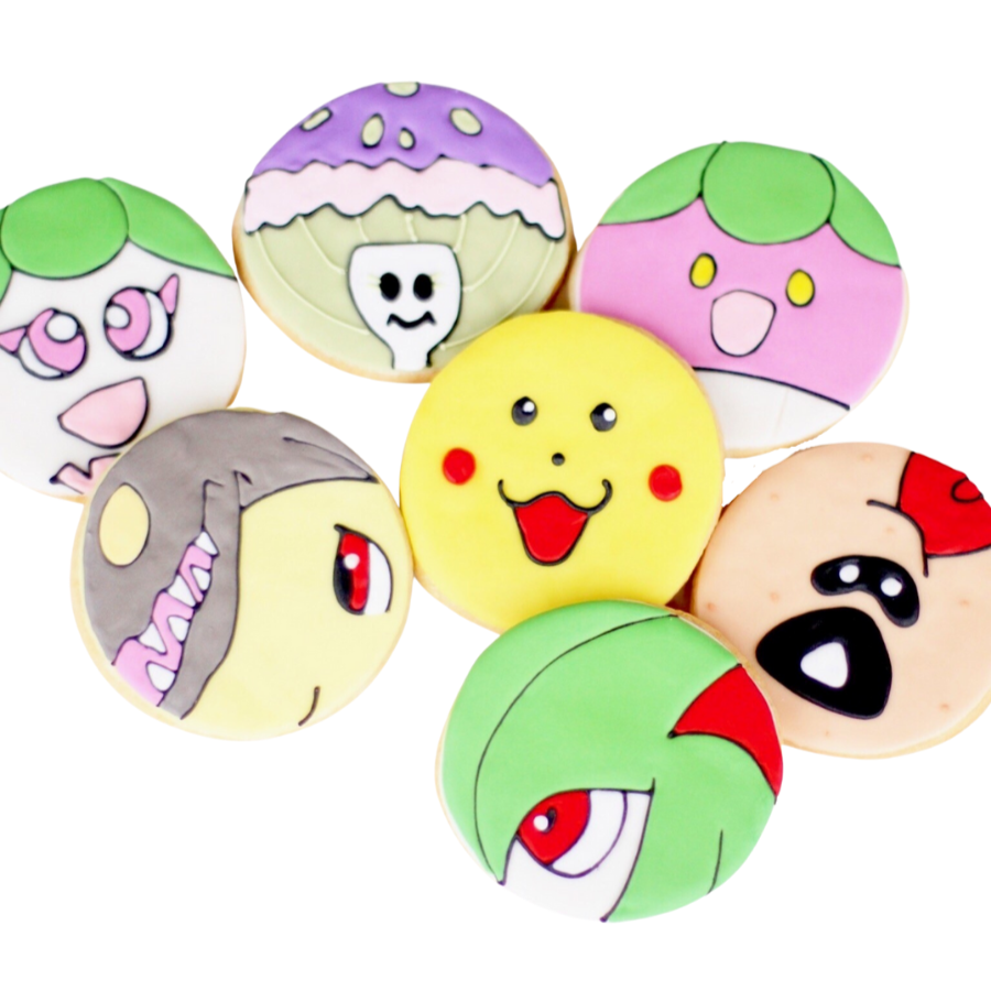 Poke Ball Cookies