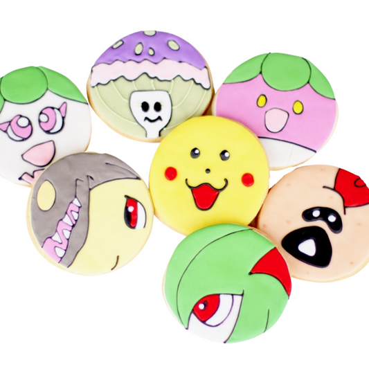 Poke Ball Cookies