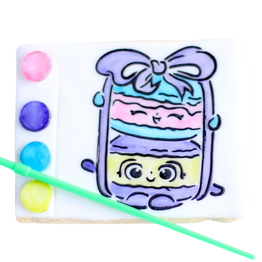 Girl Paint Your Own Cookies