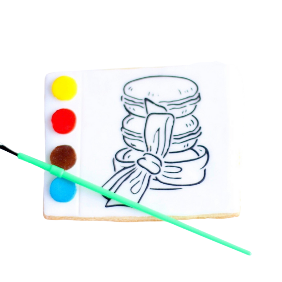 Girl Paint Your Own Cookies