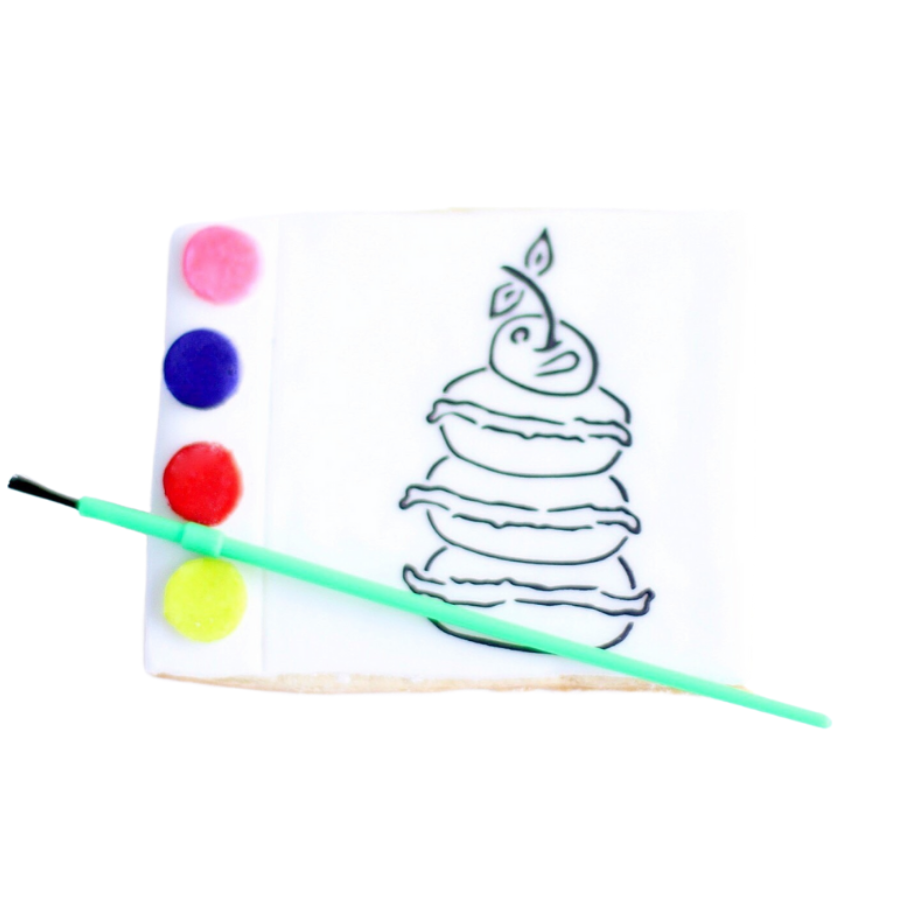 Girl Paint Your Own Cookies