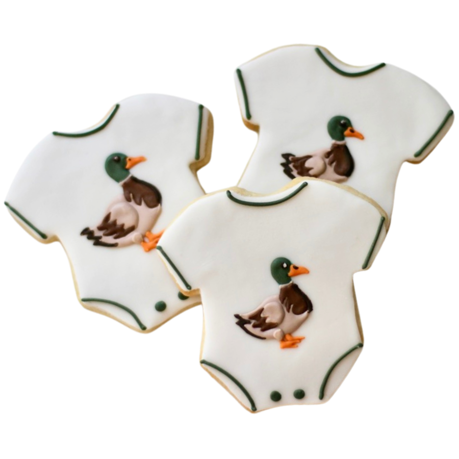 Duck Onesie Cookies