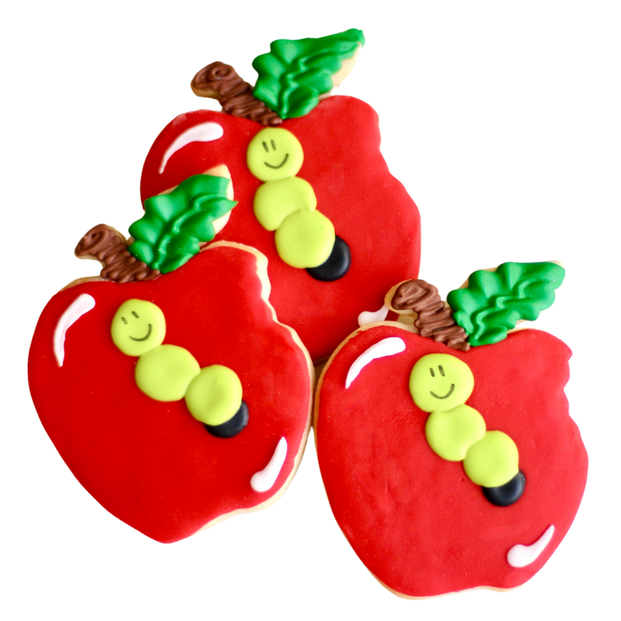 Wormy Apple Cookies