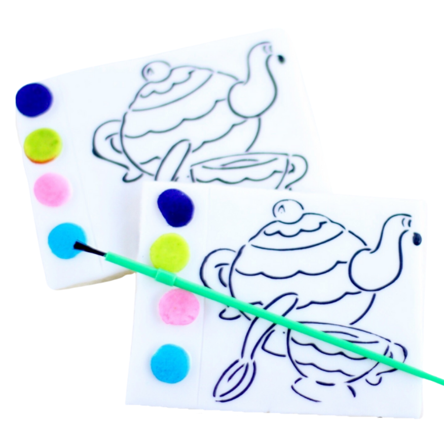 Girl Paint Your Own Cookies