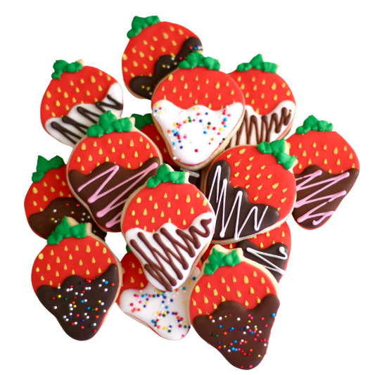 Chocolate Covered Strawberry Cookies