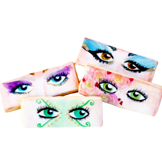 Fashionista Eyelash Cookies