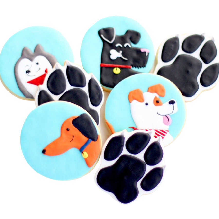 Dog Faces Cookie Set