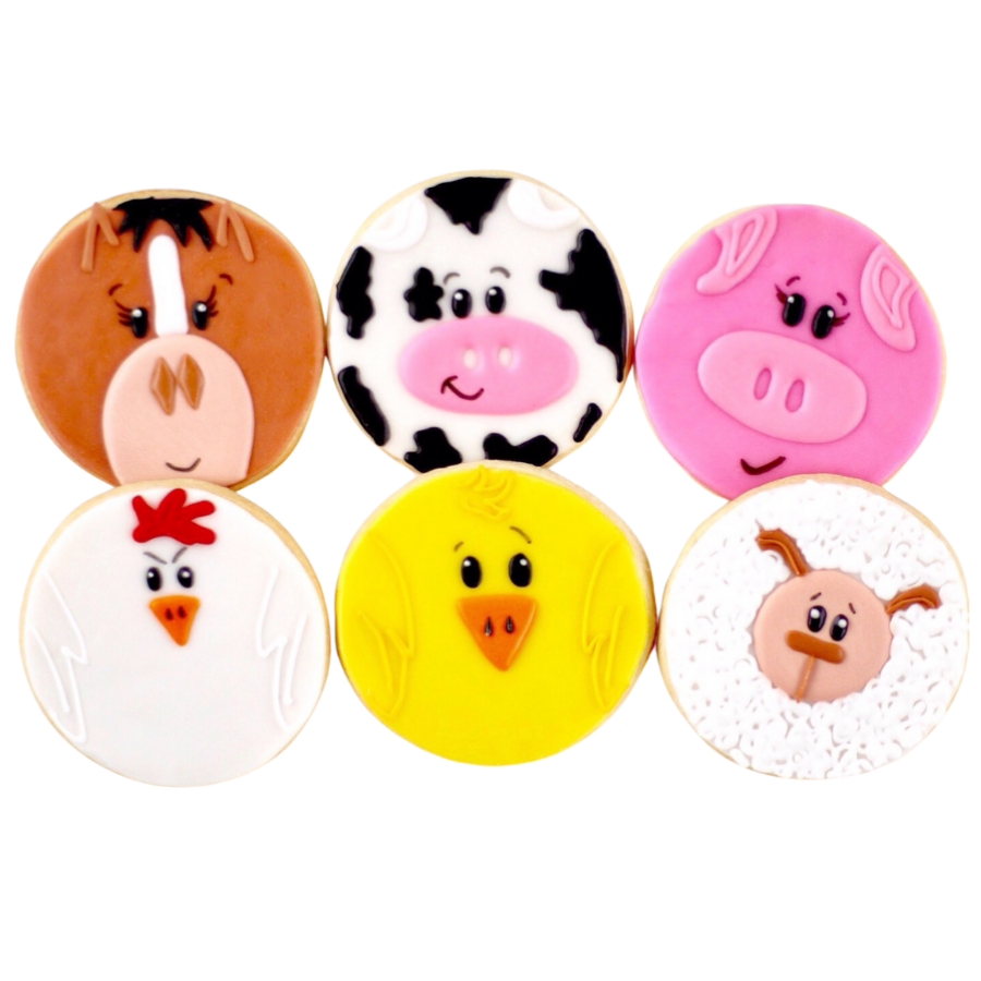 Farm Animal Cookies
