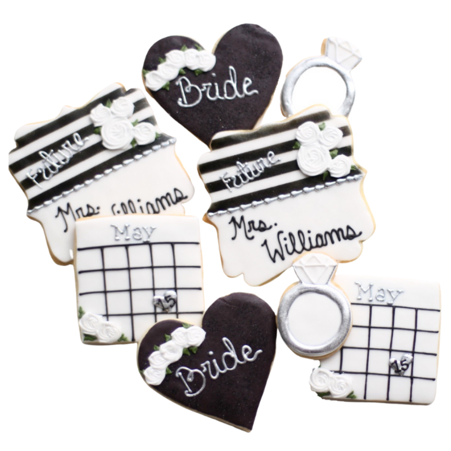 Fashion Bridal Cookie Set