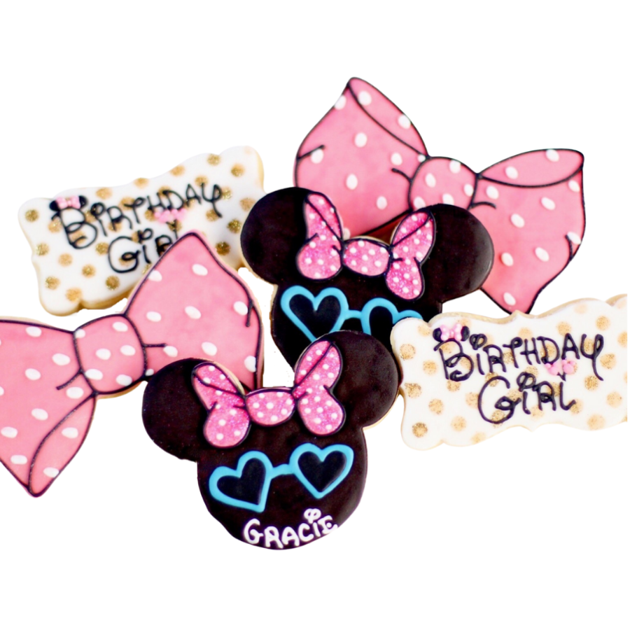 Fashionista Birthday Mouse Cookie Set
