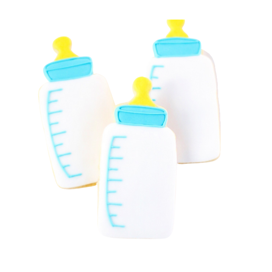 Customized Baby Bottle Cookies