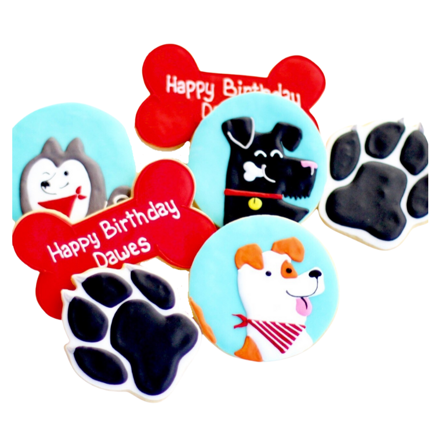 Personalized Expanded Dog Cookie Set