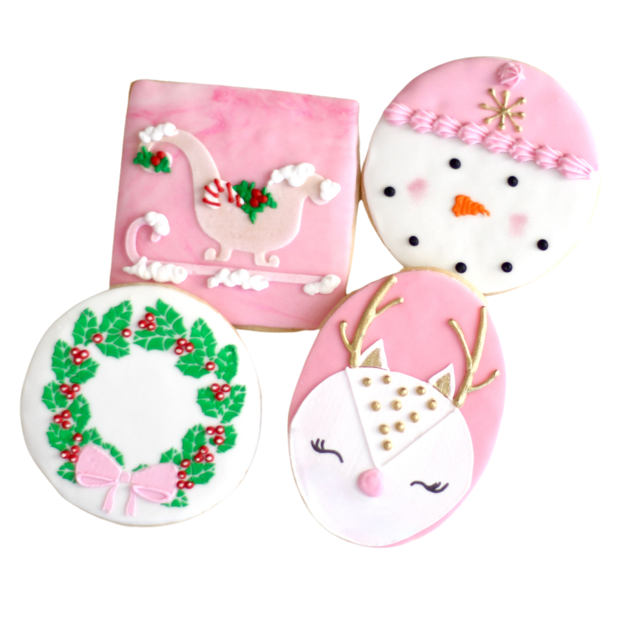 Pink Winter Dreams Cookie Set