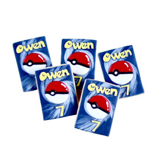 Poke Mon Card Cookies
