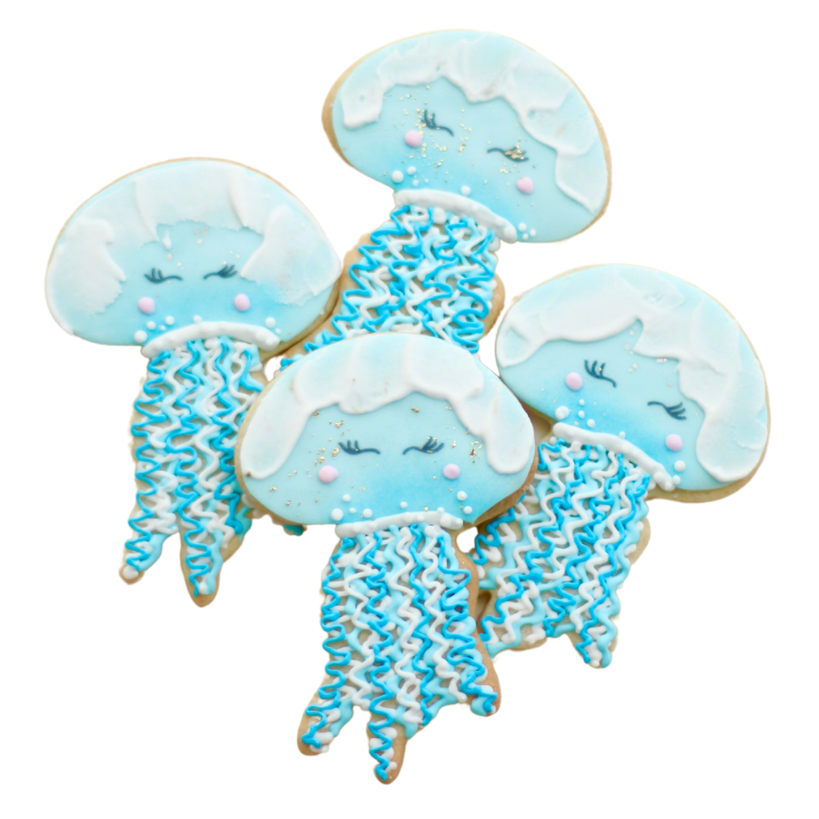 Whimsical Jellyfish Cookies