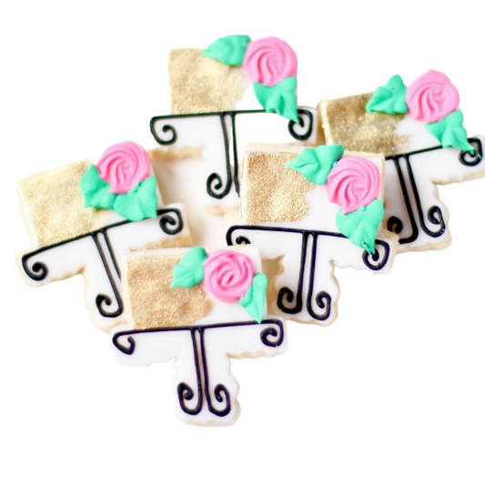 Mini Cake Pedestal Cookies