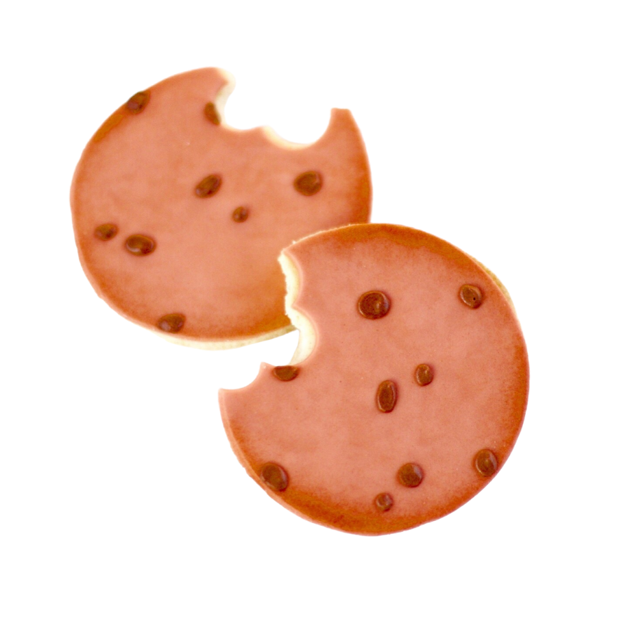 Chocolate Chip Decorated Cookies