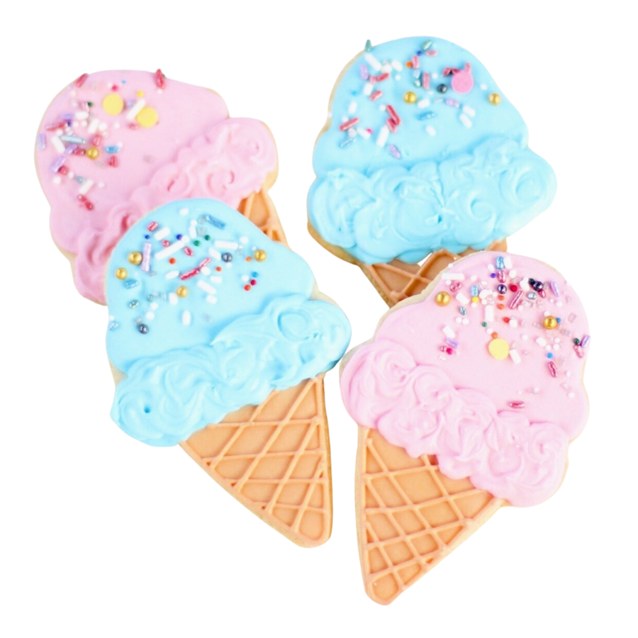 Ice cream cone cookies