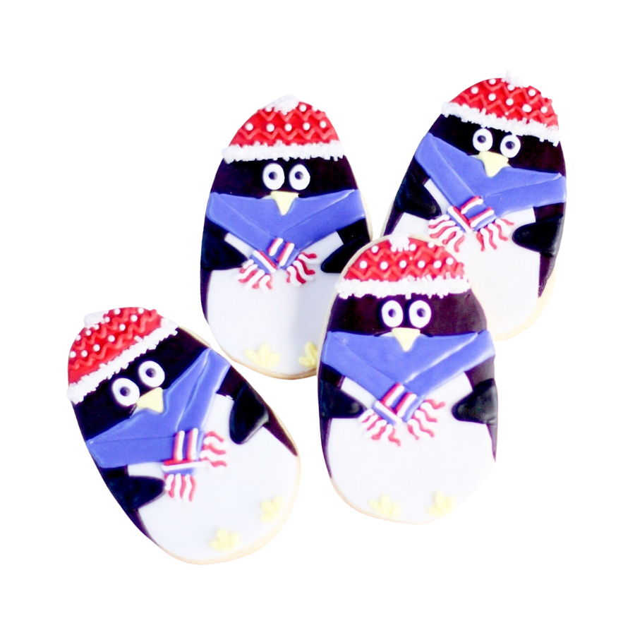 Winter Penguin Cookies