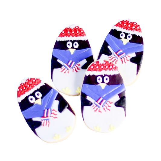Winter Penguin Cookies