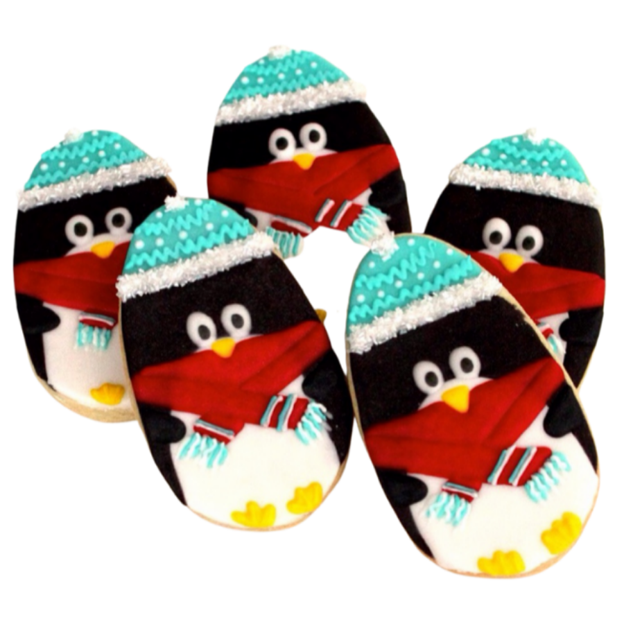 Winter Penguin Cookies