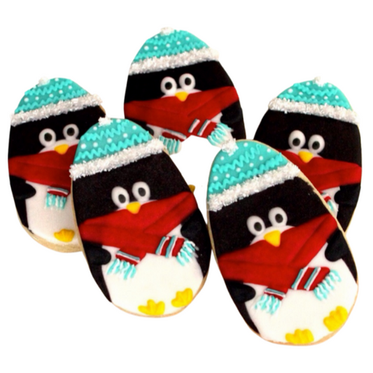 Winter Penguin Cookies