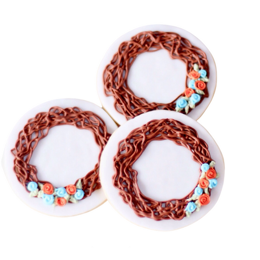 Vine Wreath Cookies