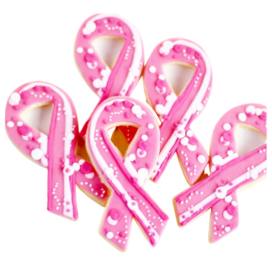 Cancer Awareness Ribbons Cookies