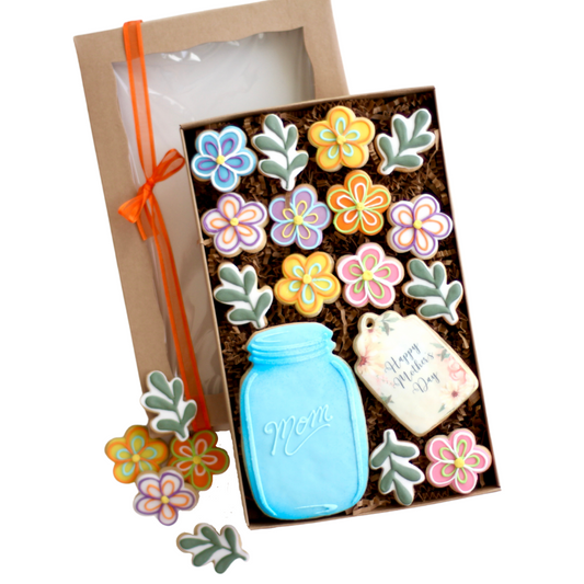 16 Ct. Mother's Day Flowers Cookie Boxed Set