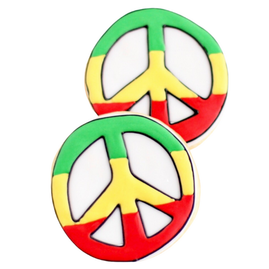 Peace Sign Cookies