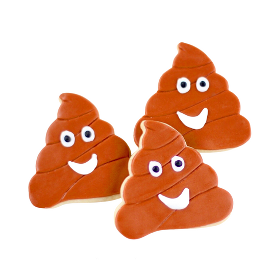 Poop Emoji Cookies