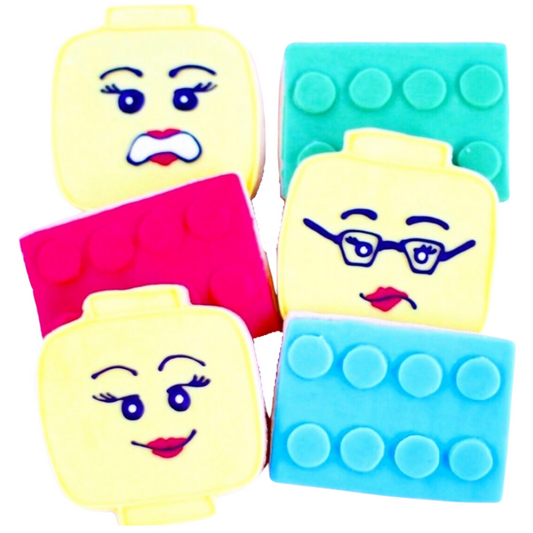 Building Blocks and Heads Cookie Set