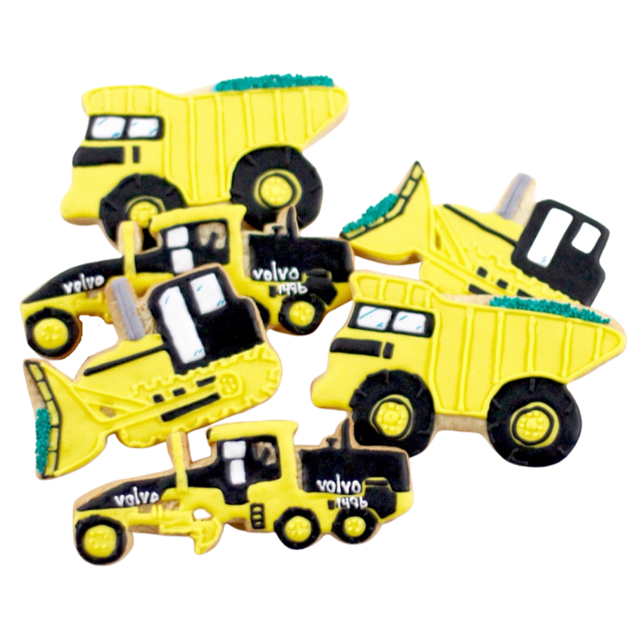 Construction Vehicle Cookie Set