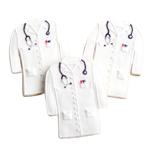 Medical Lab Coat Cookies