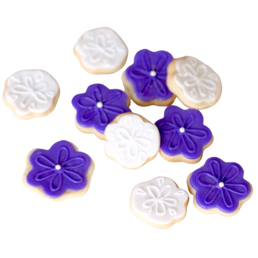 Mini Floral Sand Dollar Cookie Set