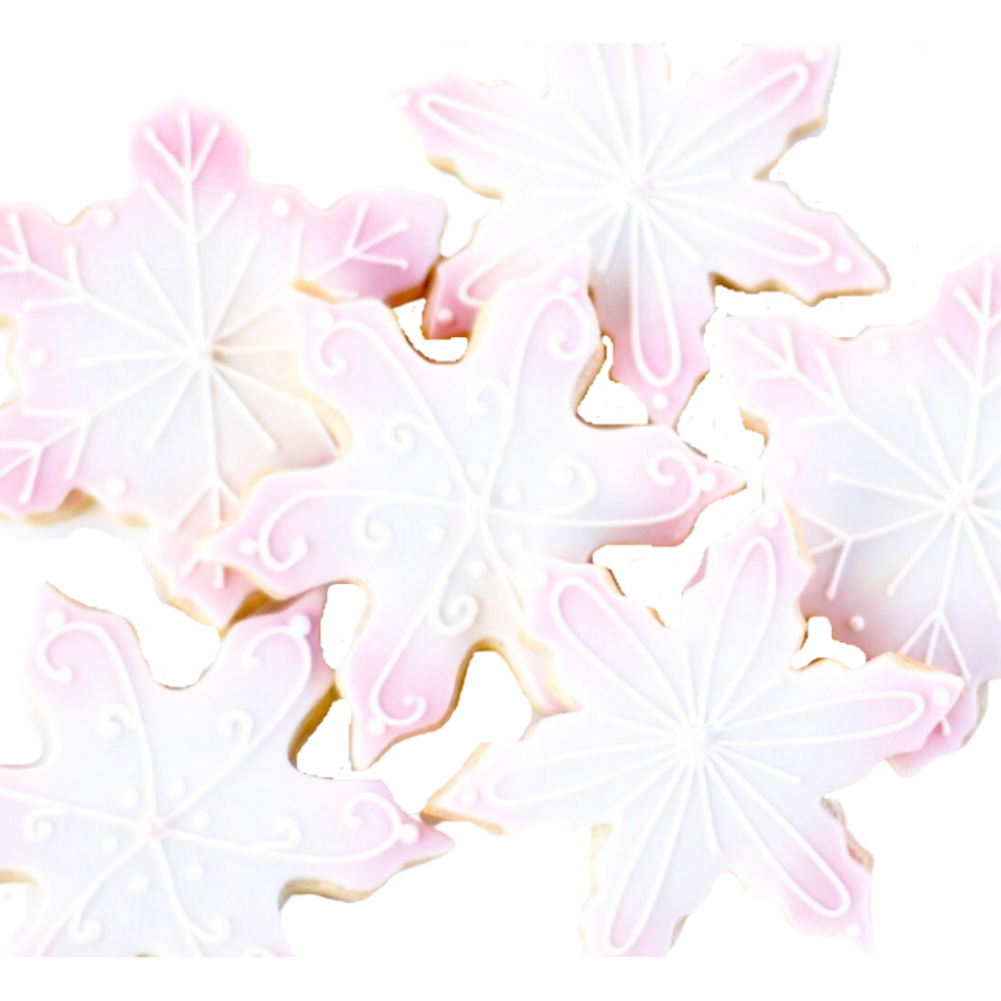 Accent Snowflakes Cookies