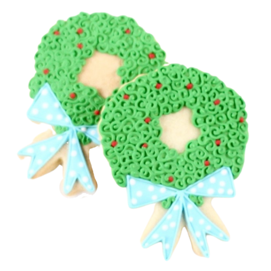 Christmas Wreath Cookies