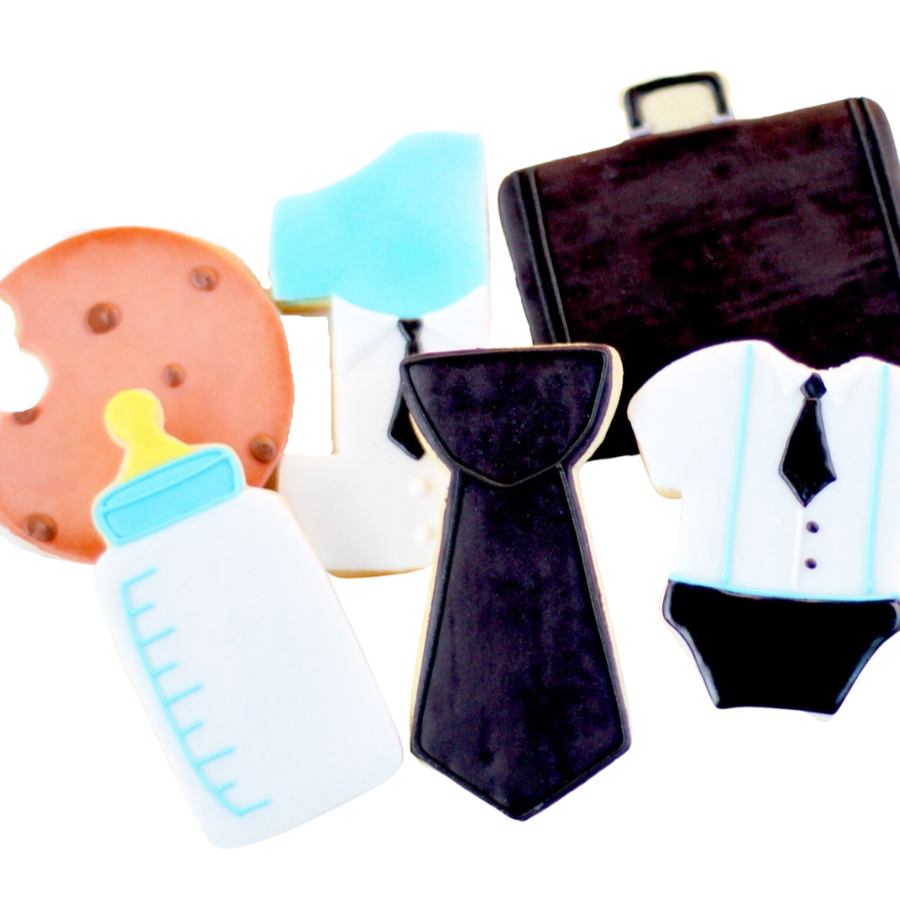 1st Birthday Baby Boss Cookie Set