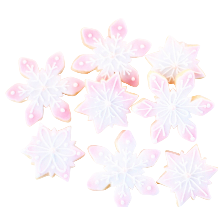 Mini Accent Snowflake Cookies