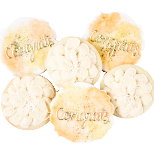 Floral Message Cookie Set