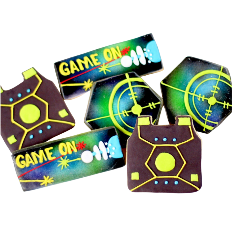 Laser Tag Cookie Set