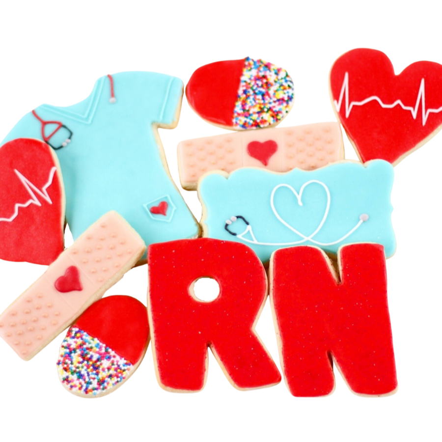 Nurse Love RN EXPANDED Cookie Set