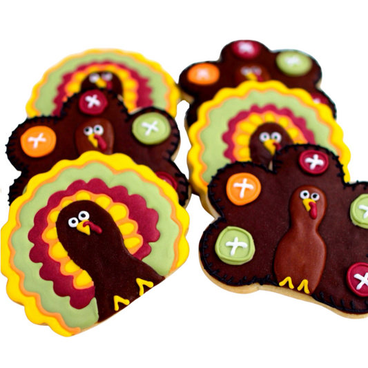 Vintage Turkey Cookie Set