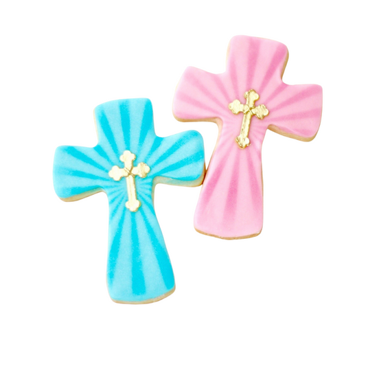 Sunburst Cross Cookies
