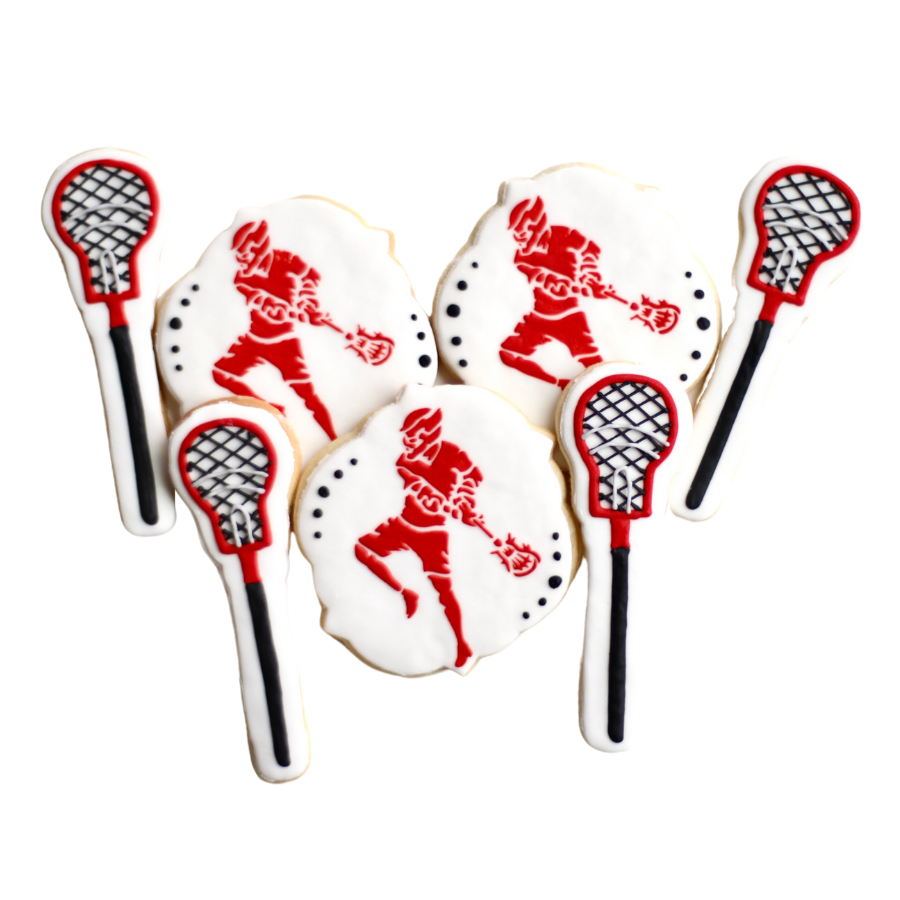 Lacrosse Cookie Set