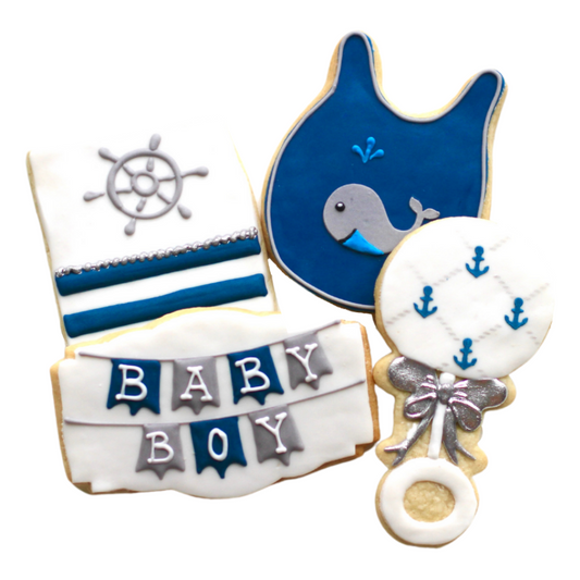 Baby Whale Cookie Set